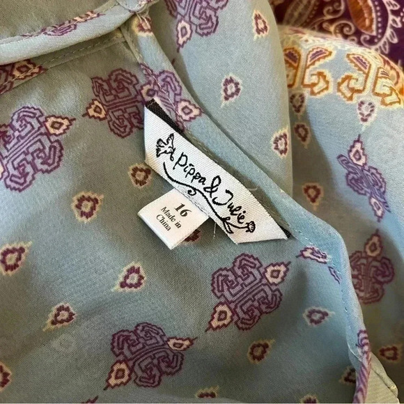 🌟Girls Pippa And Julie Boho Dress  With Cami Lining size 16 - Picture 6 of 11